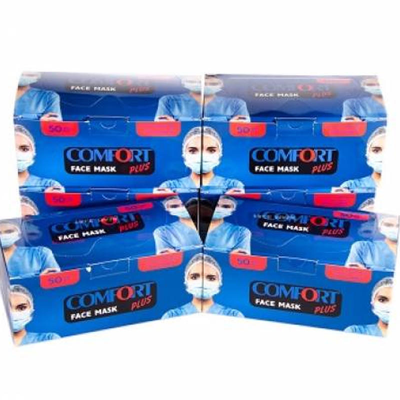 Comfort Plus | 3 Katlı Cerrahi Maske Full Ultrasonic 50 adet / paket